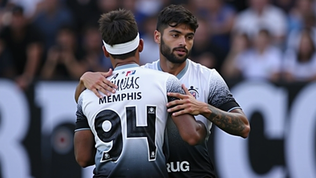 Corinthians vence Atlético-GO por 3-0 na estreia de Memphis Depay no Brasileirão